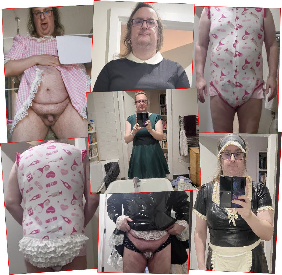 Sissy exposure gallery for tiny-dicked TV maid Lucy