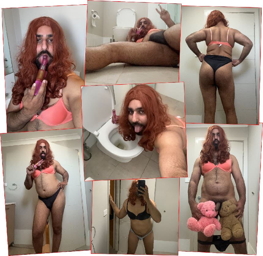 Sissy exposure gallery for gay faggot Sammy