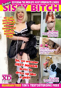Sissy maid Maggie exposed on the cover of Dumb Sisy Bitch