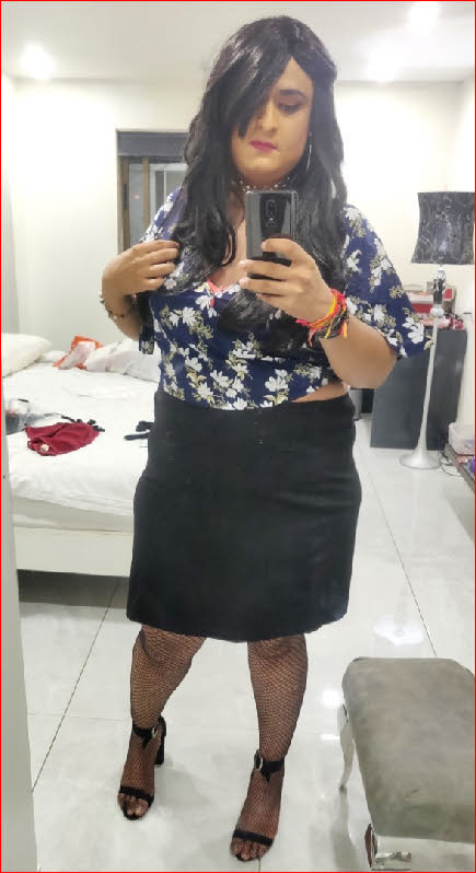 Indian crossdresser Mishika exposed as a sissy slut