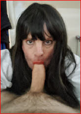 Sissy whore Stacey with a mouthful of hard dick