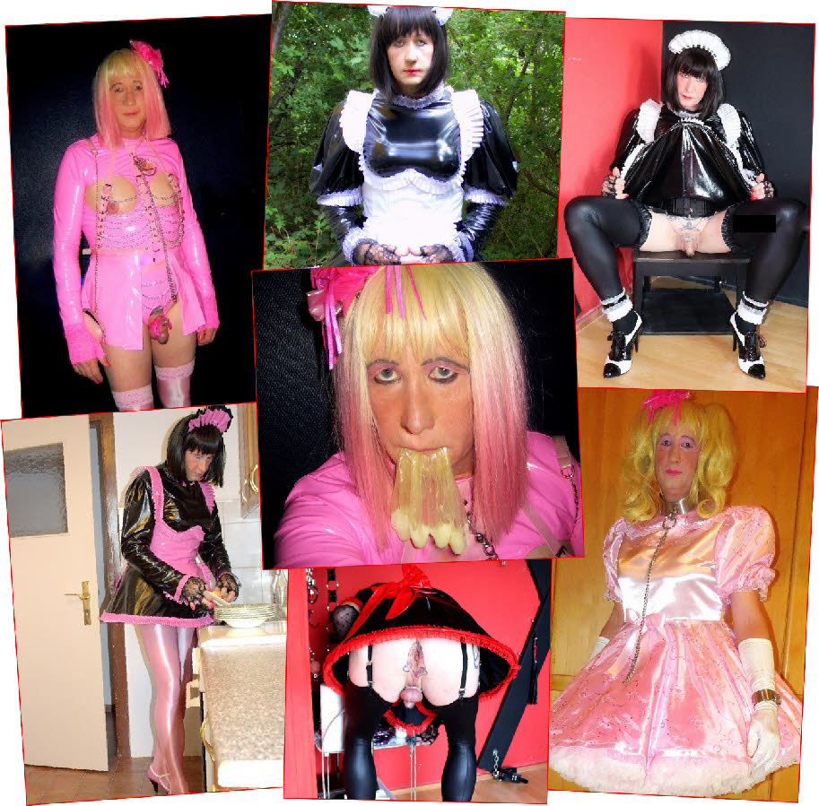 Sissy exposure gallery for submissive French maid Carolin Sissy exposure gallery for submissive French maid Carolin