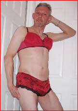 Failed male in knickers and bra