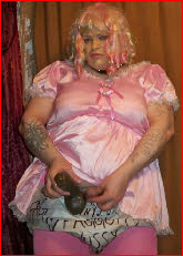 Fat, ugly, micro-dicked sissy loser Douglas Gugel dressed as a stupid adult baby girl