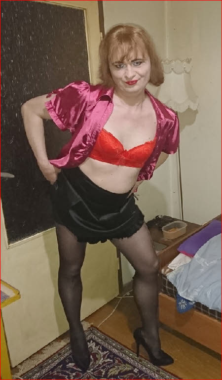Sissy faggot Doris exposed as a slut